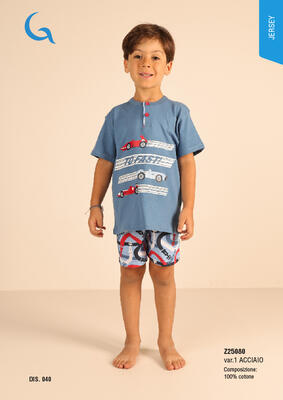 KINDERPYJAMAS S/M Z25080 Tellini S.R.L. Großhandelskleidung